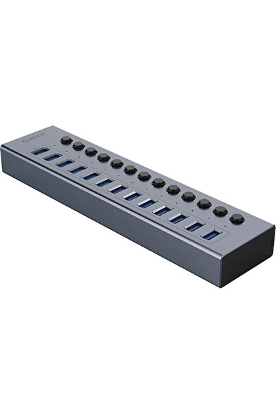 Orico Διανομέας USB 13 Θυρών USB 3.0 με σύνδεση USB-A Γκρι Κωδικός: BT2U3-13AB