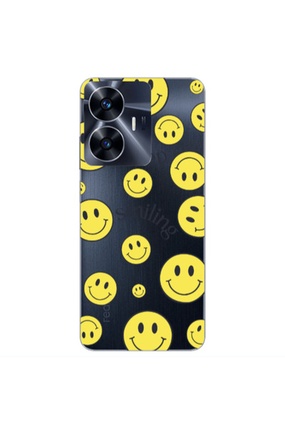 Other Realme Note 50 Keep Smiling Transparent Silicone TPU Θήκη