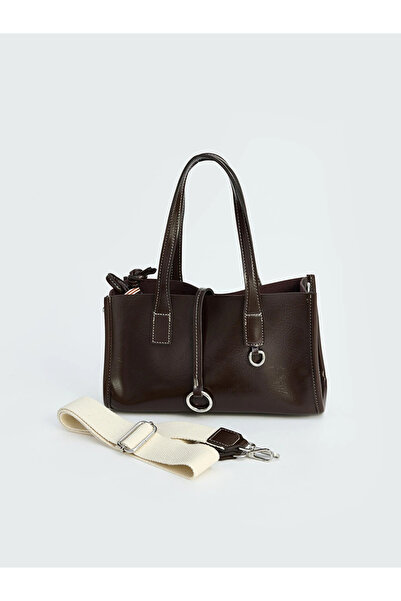 LC Waikiki Brown Leather Look Women's Shoulder Bag