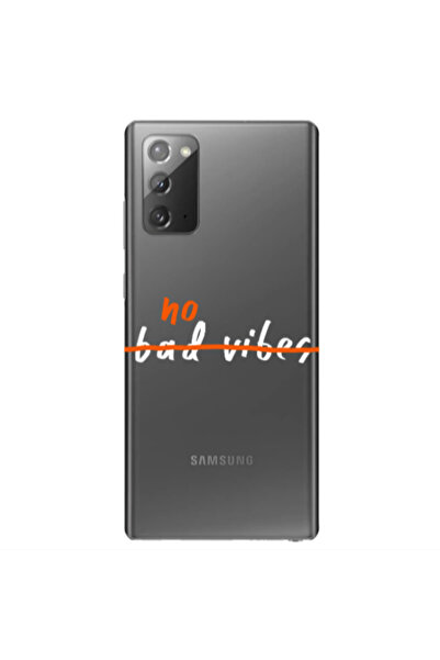 Other Samsung Note 20 No bad vibes 2 Transparent Silicone TPU Θήκη