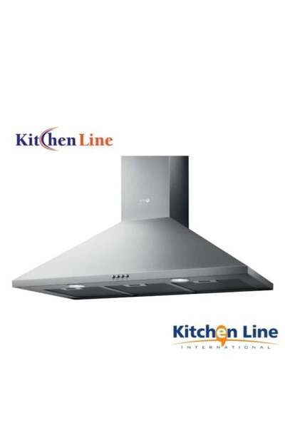 Kitchen Line شفاط مطبخ بومبيي بيراميد 60 سم - ستانلس ستيل - صنع في إيطاليا