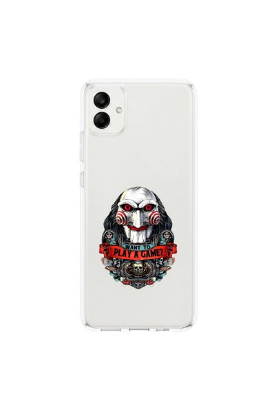 PPKin Samsung Galaxy A04 Compatible Horror 7 Design Transparent Case