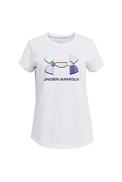 Under Armour GirlsColorblock Big Logo Short-Sleeve T-Shirt YLG (14Y)