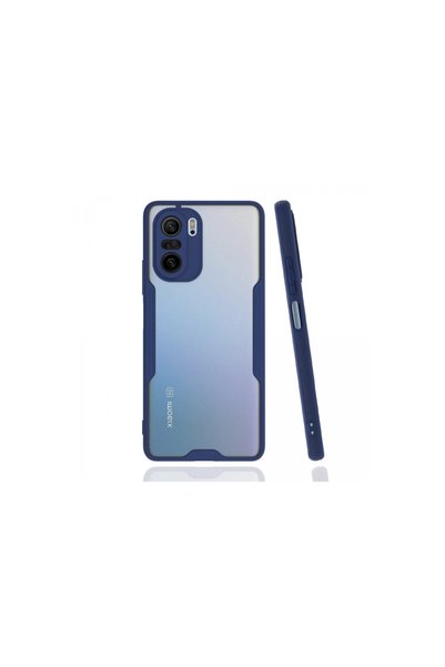 TheGencoo Xiaomi Poco F3 Case Platinum Silicone - Navy Blue