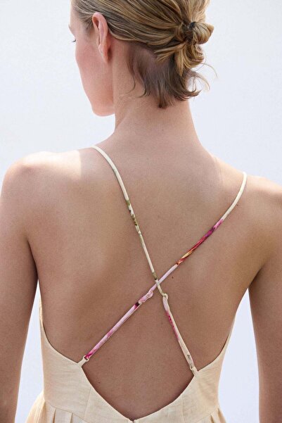 H&M Flared-skirt strappy dress