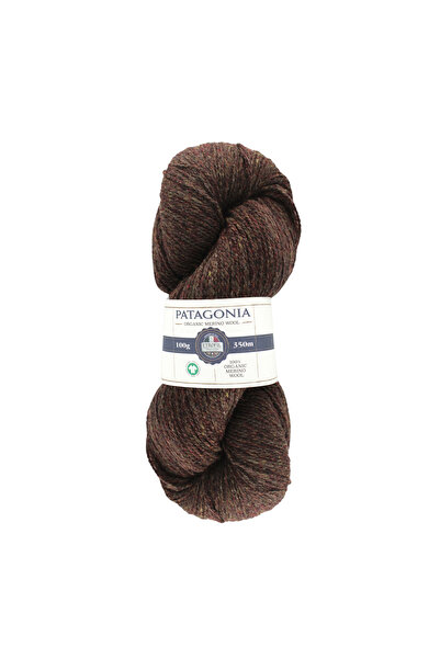 Etrofil Patagonia Knitting Yarn Dark Brown 100% Organic Merino Wool 100g 350m...