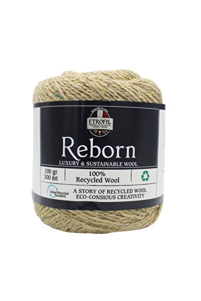 Etrofil Reborn Knitting Yarn Pale Green 100% Recycled Wool 100g 300m (72250)