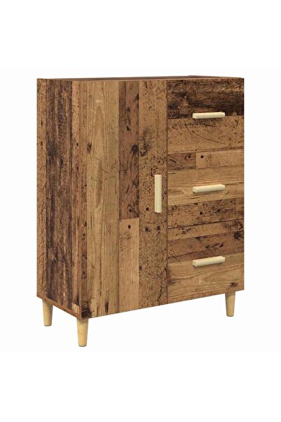 vidaxl Bufet cu sertar Lemn vechi 34 x 69.5 x 90 cm Lemn compozit