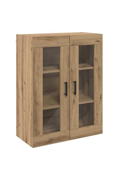 vidaxl Bufet Stejar Artizanal 69,5 x 34 x 90 cm Lemn compozit