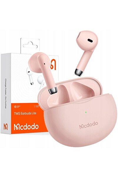 Mcdodo Căști wireless in-ear Bluetooth 5 cu microfon, carcasă roz