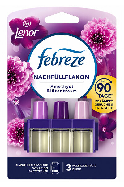 Febreze 3Volution Ametist Çiçek Rüyası Kokulu Fiş Dolum Şişesi 20 ml, 90 Gün ...