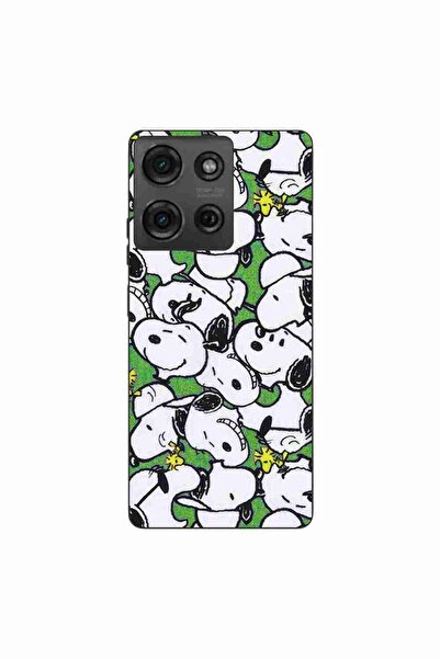 OEM Калъф, съвместим с Motorola Moto G75, силиконов гел TPU модел с десен Снупи