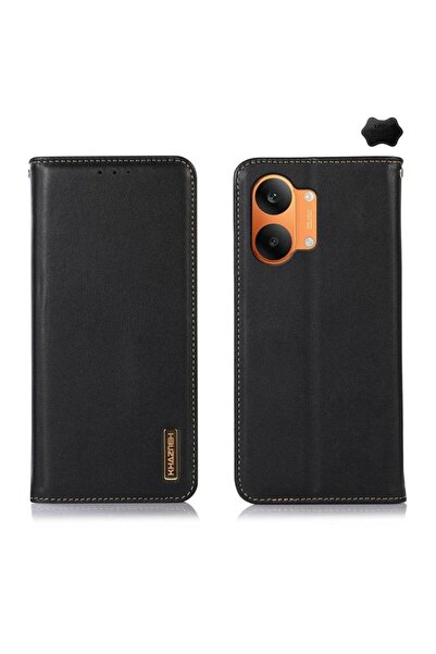 KHAZNEH Δερμάτινη Θήκη Βιβλίο Black (Xiaomi Poco X8 Pro Max 5G)