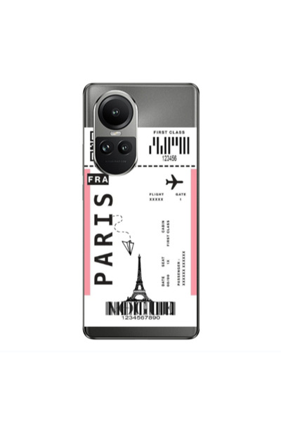 Other Oppo Reno10 5G Paris FRA Transparent Silicone TPU Θήκη