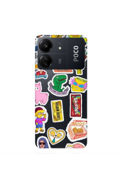 Other Xiaomi Poco C65 best cartoons Transparent Silicone TPU Θήκη