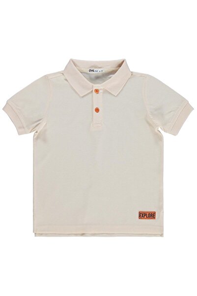 Civil Boys Tricou pentru copii de 10-13 ani cu etichetă Explore - Ivory