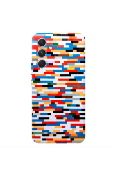 Other Samsung A54 Color chart Transparent Silicone TPU Θήκη