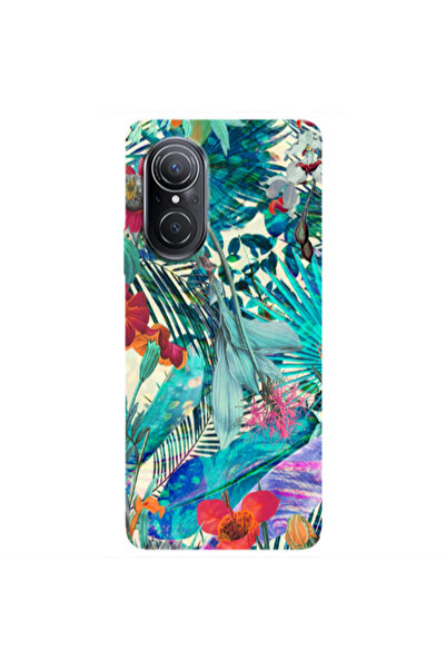 Other Huawei Nova 9 SE Blue laves tropical Transparent Silicone TPU Θήκη