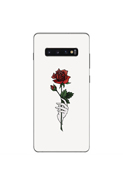Other Samsung S10 Plus Rose in hand Transparent Silicone TPU Θήκη