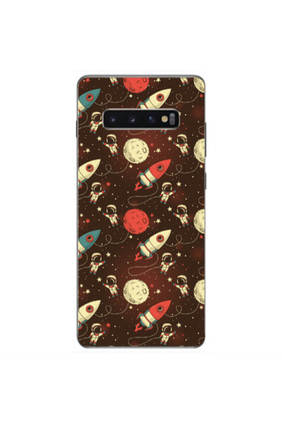 Other Samsung S10 Plus Stars and astronaut Transparent Silicone TPU Θήκη