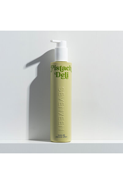 SEVENTEEN Pistach Deli Body Silk Body Lotion for hydration and shimmer with n...