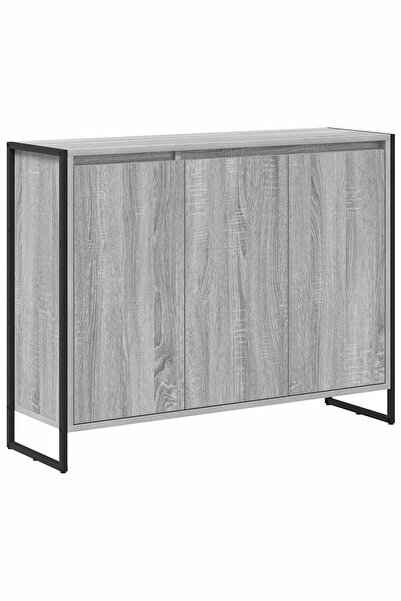 vidaxl Dulap lateral Gri Sonoma 96,5 x 30 x 75 cm Lemn compozit