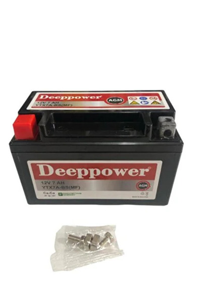 DEEPPOWER 12V7A SCOOTER AKÜSÜ 127 YTX7A-BS