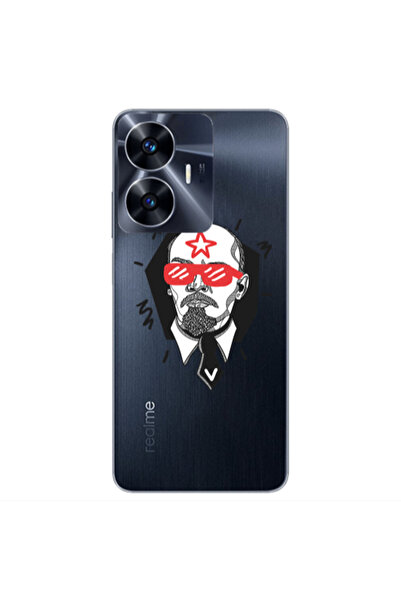 Other Realme Note 50 Stars and glasses Transparent Silicone TPU Θήκη