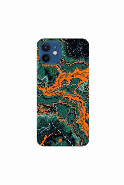 OEM Husa compatibila cu Apple iPhone 12 Silicon Gel Tpu Model Soft Jade Marble