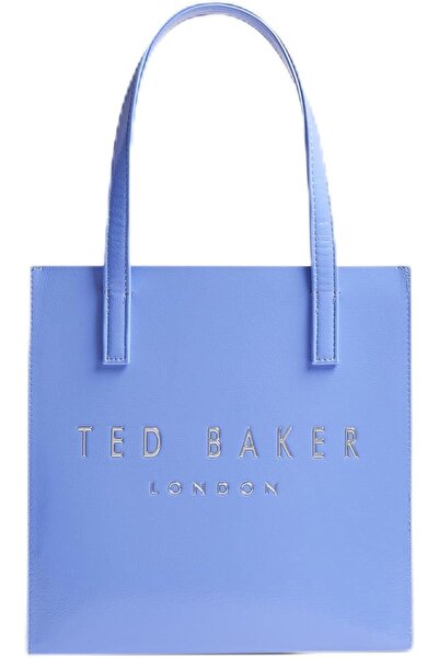 Ted Baker Crinkon Crinkle Icon Bag, Large, Mid Blue