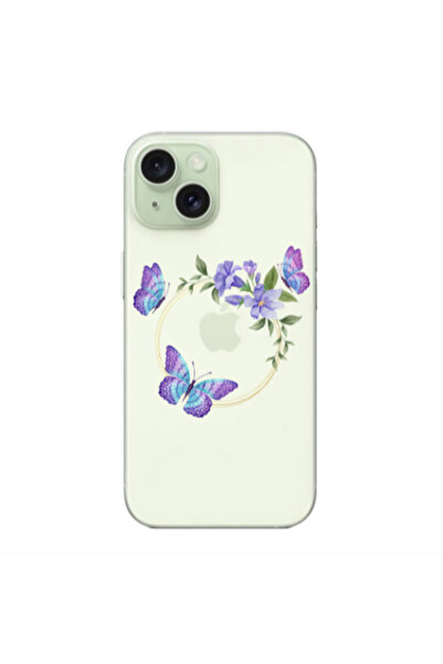 Other Apple iPhone 15 Plus Butterfly on the ring Transparent Silicone TPU Θήκη