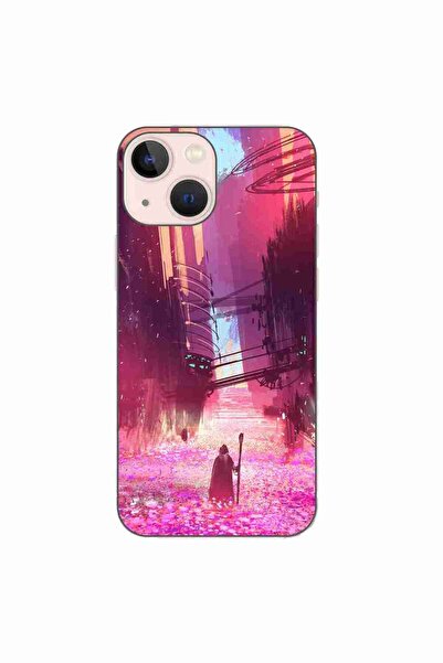 OEM Husa compatibila cu Apple iPhone 13 Mini Silicon Gel Tpu Model Fantasy Wi...