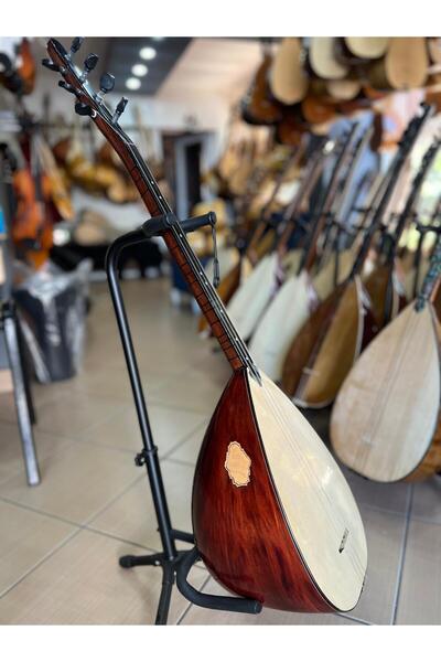 Bircanmüzik 36 cm Ardıç Tekne Kısa Sap Bağlama (kılıf, yedek tel ve mızrap he...