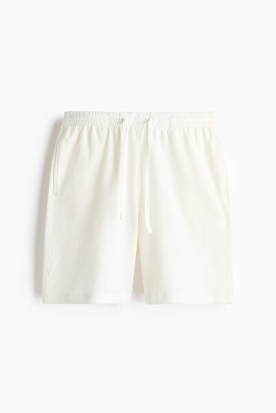 H&M Petek Dokulu Şort Relaxed Fit