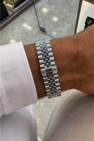 Homies Men's Wristwatch Steel Band Silver Color Original Gift Box and Bracelet Gift.Hm28470S01-4