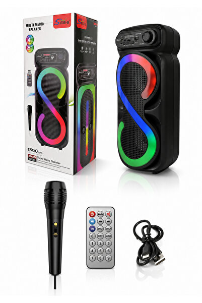 singe 16W Bluetooth Karaoke Speaker Portable Wireless Speaker with Microphone...