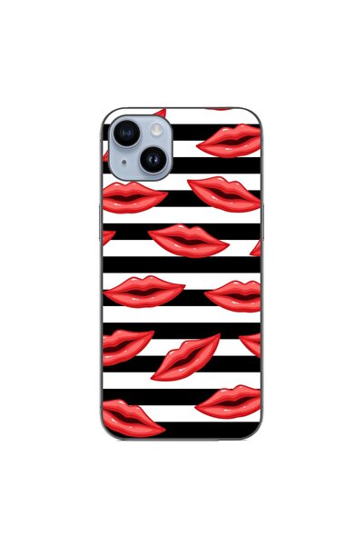 OEM Θήκη συμβατή με Apple iPhone 15 Plus από σιλικόνη gel TPU με σχέδιο ριγέ ...
