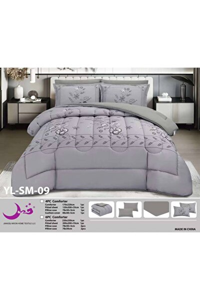 Moon Yas Summer Quilt Tufted - Double Sided Filling - 6 Pieces - Tufted Summe...