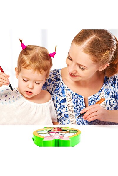 Other Kit de decorare ouă de Paște Gifort, Mașină DIY de decorat ouă de Paște cu rotitor, Include 8 markere colorate cu uscare rapidă, Cadou pentru copii de ocazie de ziua de naștere, de Paște.