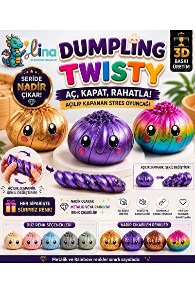 ümit toys Lina – Dumpling Twisty – Büyük Boy Stres Akış Oyuncağı