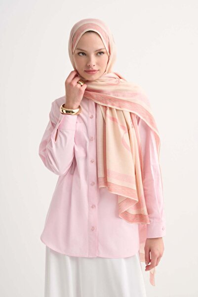 carell Alvena İncira Viskon Şal Pembe
