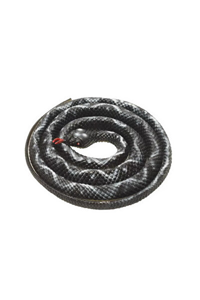 PlayFun Jucărie Sarpe fals Cauciuc, 100cm, negru 651 Interactiv Cadou Copii