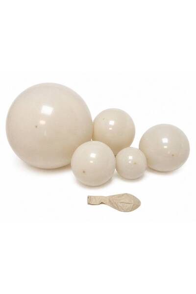 OEM Matte Balloons TX 64 White Pink 5"-100/ Top Bottom Set