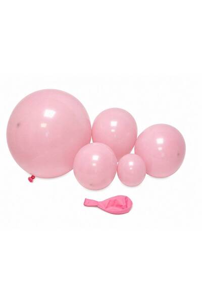 OEM Matte Balloons TX 49 Pink 10"-100/ Top Bottom Set