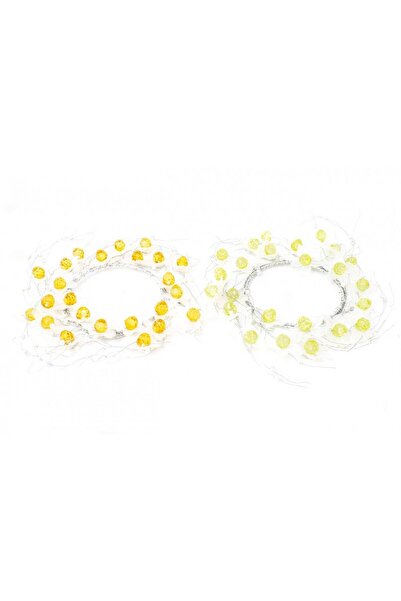 OEM Coronita Din Flori Plastic Galben