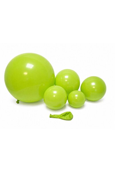 OEM Matte Balloons TX 61 Ecru Green 5"-100/ Top Bottom Set