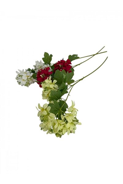 OEM Artificial Flowers Wire With 2 Flowers Like Green Hydrangea