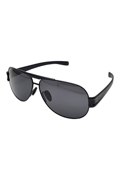 Tia Accesorii Polarized Sunglasses, For Drivers, rectangular, P1559C1, black