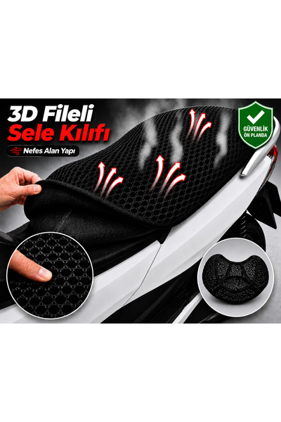 Vi Caro Husa scaun motocicletei pentru Yamaha YBR 125 ESD 2 Husa scaun cu pla...