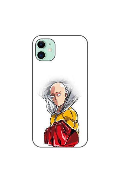 OEM Husa compatibila cu Apple iPhone 11 Silicon Gel Tpu Model One Punch Man S...